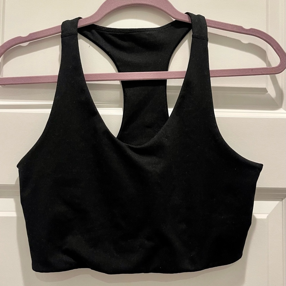 Zella black sports bra sz m